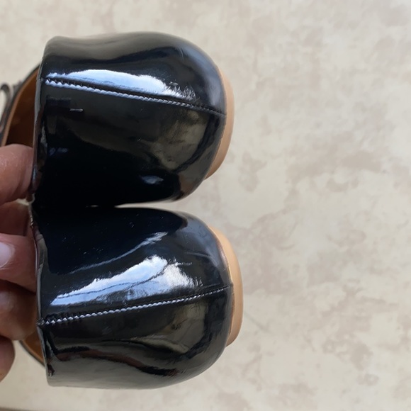 J.Crew Amelia Leather Black Tortoise Flats Bow - Picture 4 of 10